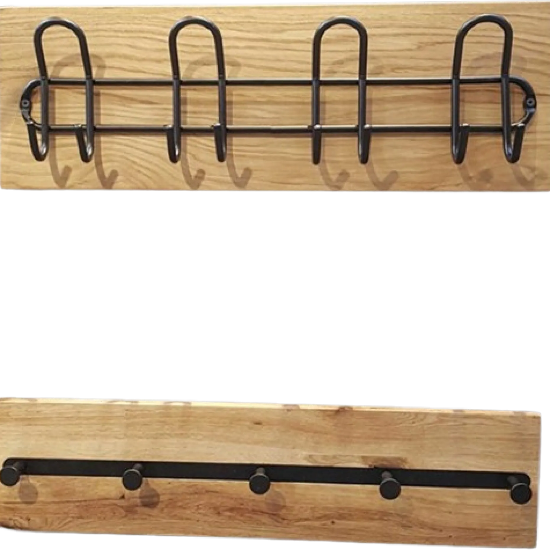Wandpaneel-Set mit 8 Haken und 5 Knöpfen | Design Royal Oak