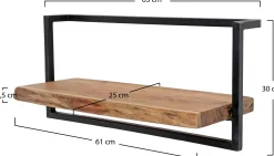 Wandregal Rand 65cm