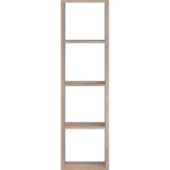 Wandregal Style | 41 x 38 x 147 cm | Braun