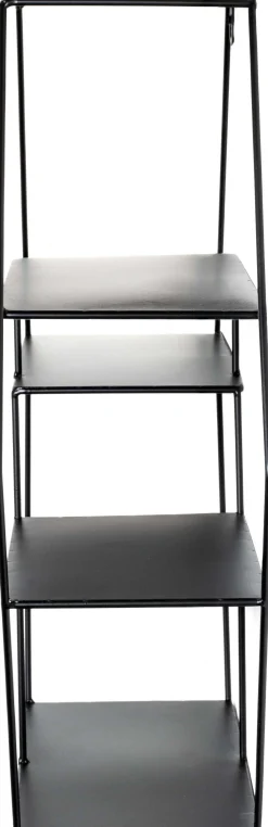 Wandregal | 61 x 16 x 54 cm | Schwarz