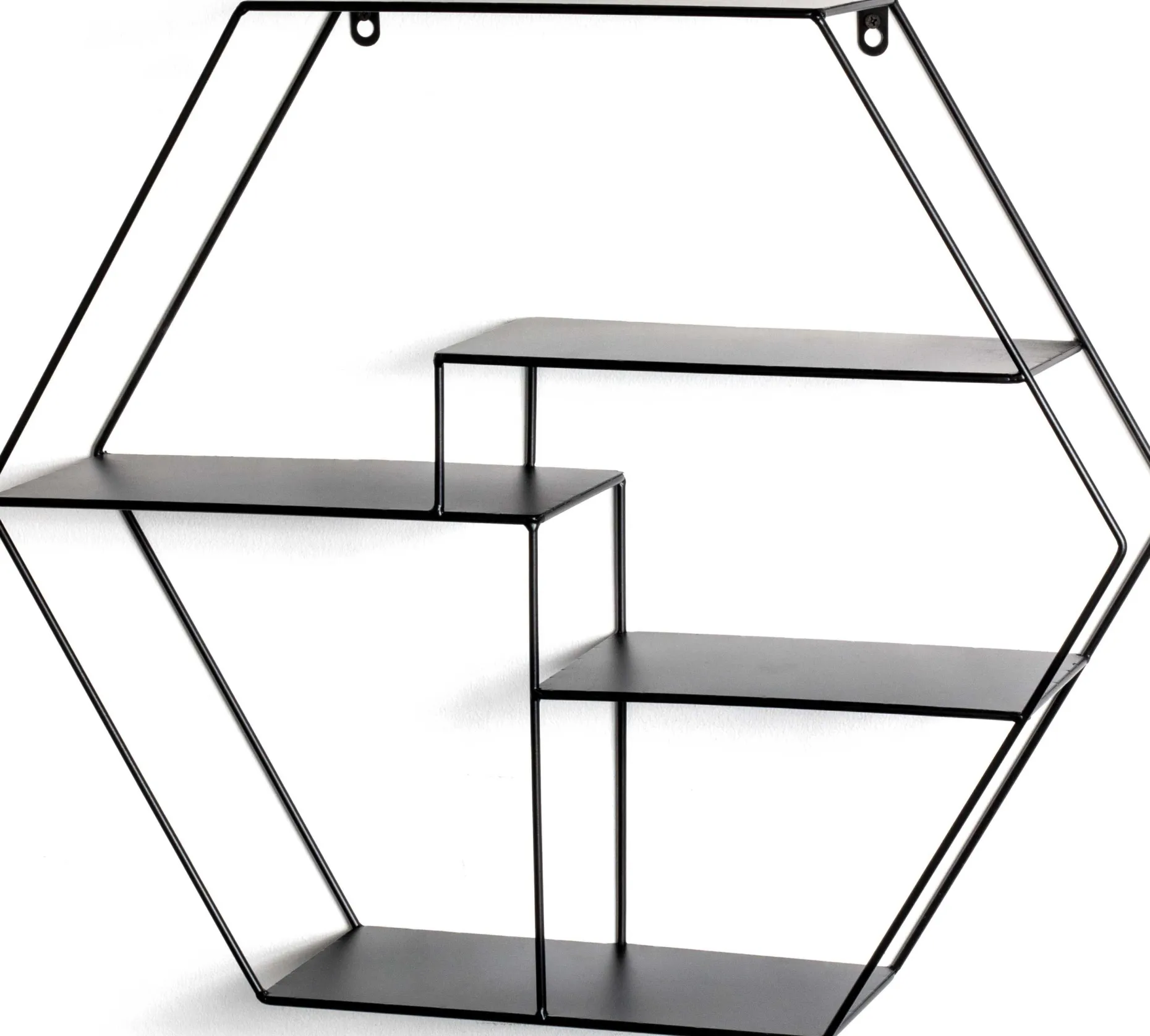 Wandregal | 61 x 16 x 54 cm | Schwarz