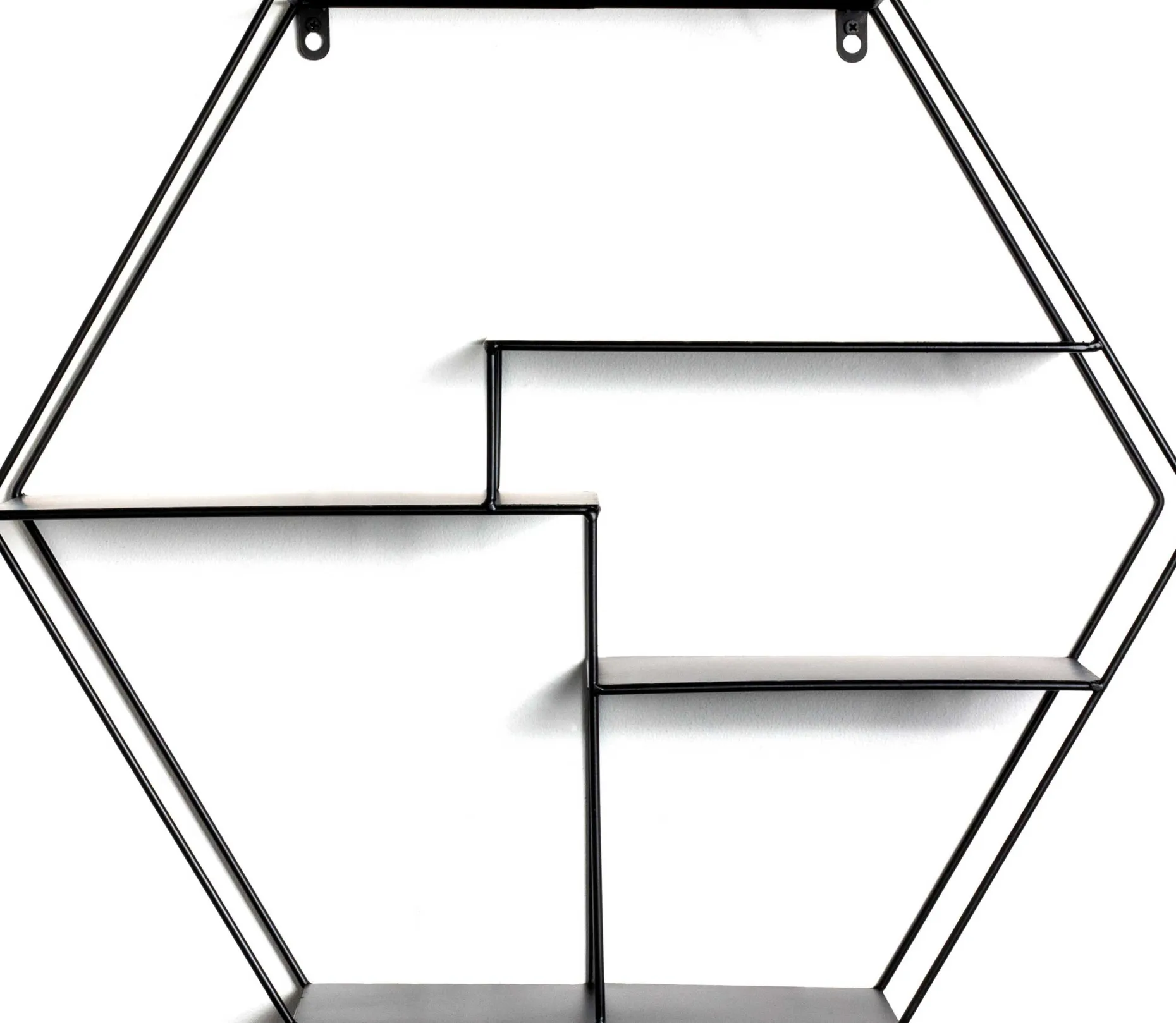 Wandregal | 61 x 16 x 54 cm | Schwarz