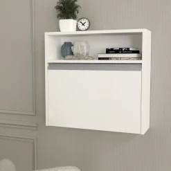 Emob Wandschreibtisch Viola - 64x19x60cm - mit Ablagefläche -