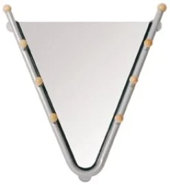 Haku Wandspiegel mit Haken | Belastbarkeit von 5 kg pro Haken