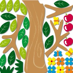 Crearreda Wandsticker 3D Apfelbaum - Schaumsticker
