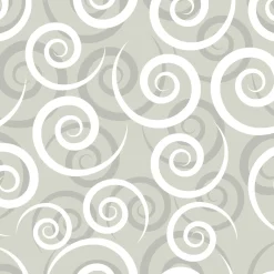 Crearreda Wandsticker 3D Grey Swirl - Schaumsticker