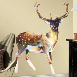 RoomMates Wandsticker - Hirsch mit Tennissocken