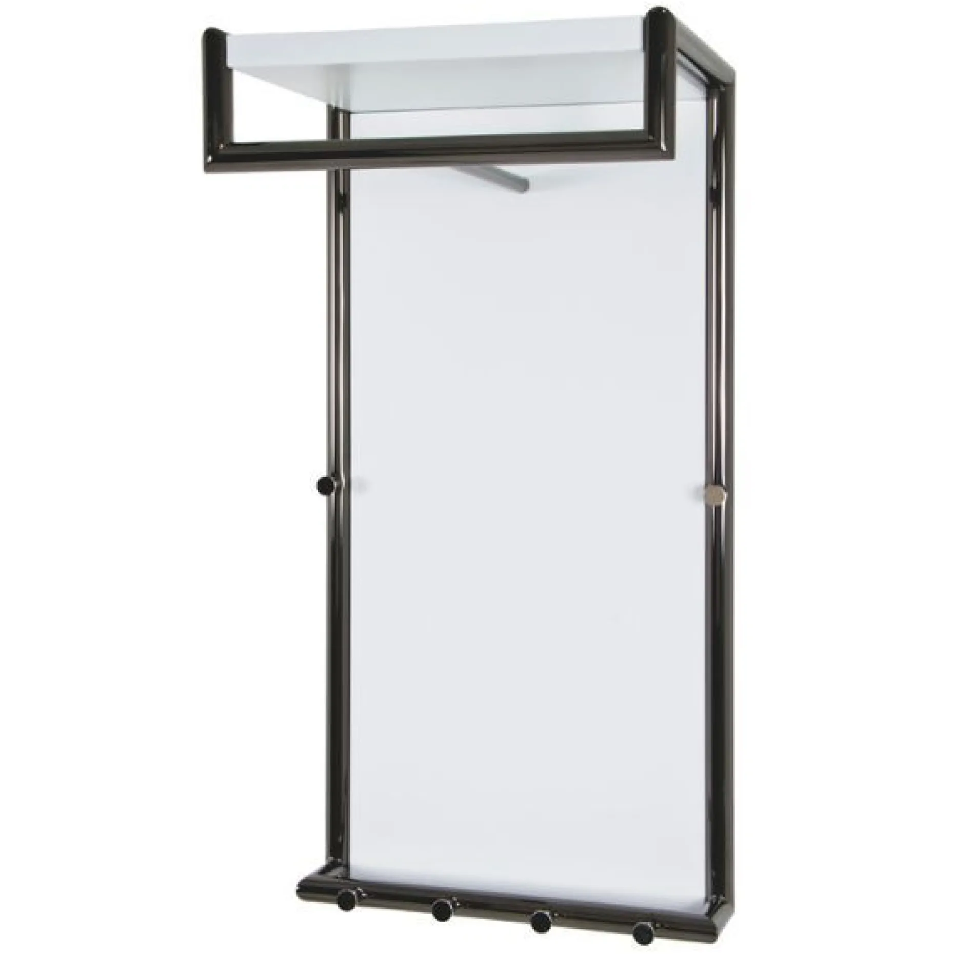 Wandtafel mit 6 Tasten | 40 x 30 x 80 cm | Weiß