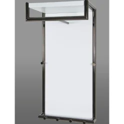 Wandtafel mit 6 Tasten | 40 x 30 x 80 cm | Weiß
