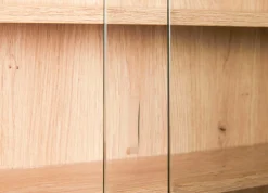 Wandvitrine Collecty | 80 x 9,5 x 60 cm | Sandfarbe