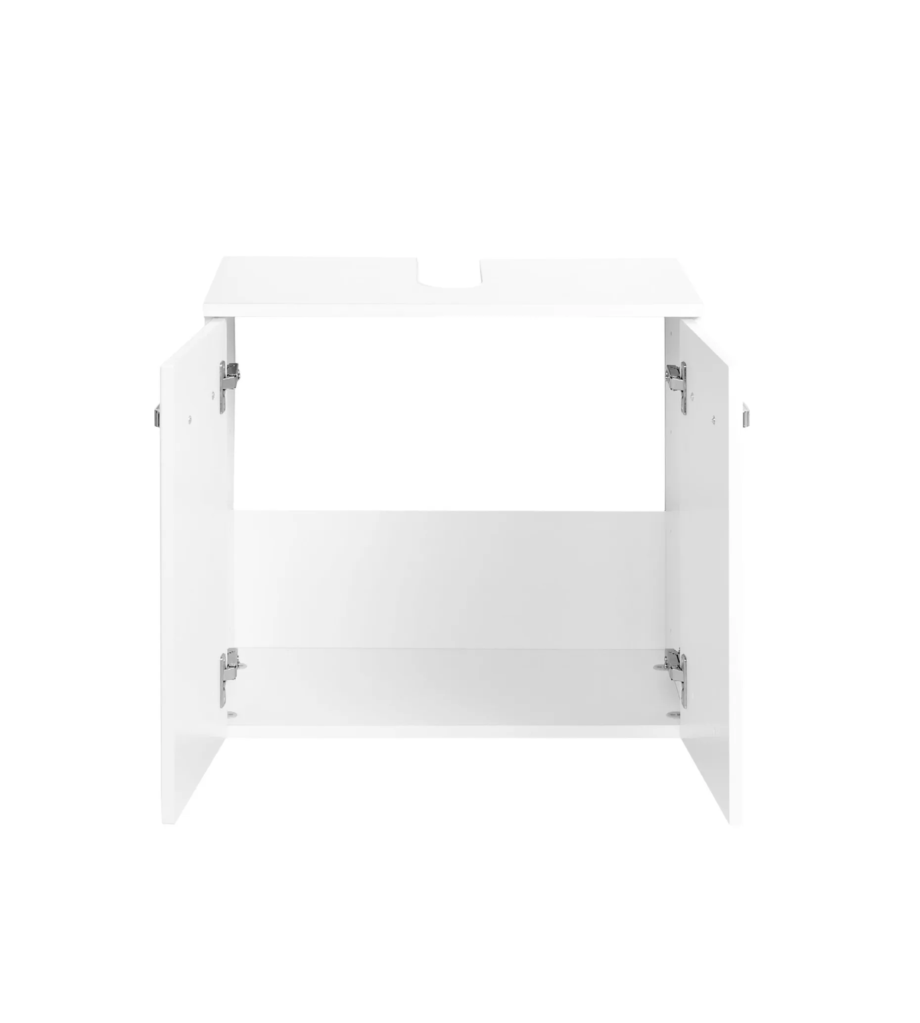 Waschbeckenschrank Bobbi 60cm 2 Türen - weiß