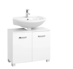 Waschbeckenschrank Bobbi 70cm 2 Türen - weiß