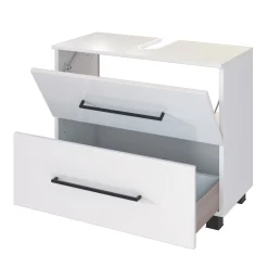 Waschbeckenschrank Dusan 70cm mit 1 Schublade und 1 Tür - weiß