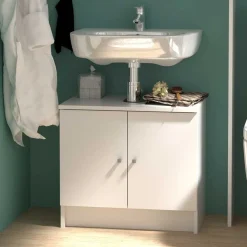 Waschbeckenschrank Fares 59cm - weiß