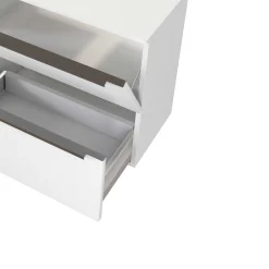Waschbeckenschrank Hansen 60cm 2 Schubladen - weiß