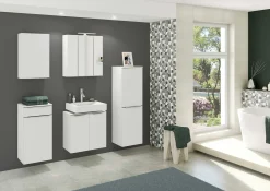 Waschbeckenschrank Hansen 60cm 2 Türen - weiß