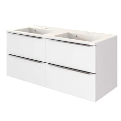 Waschbeckenschrank Hansen 120cm 4 Schubladen - weiß