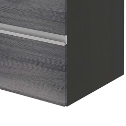 Waschbeckenschrank Lotuk 80cm 2 Schubladen - Eiche grau