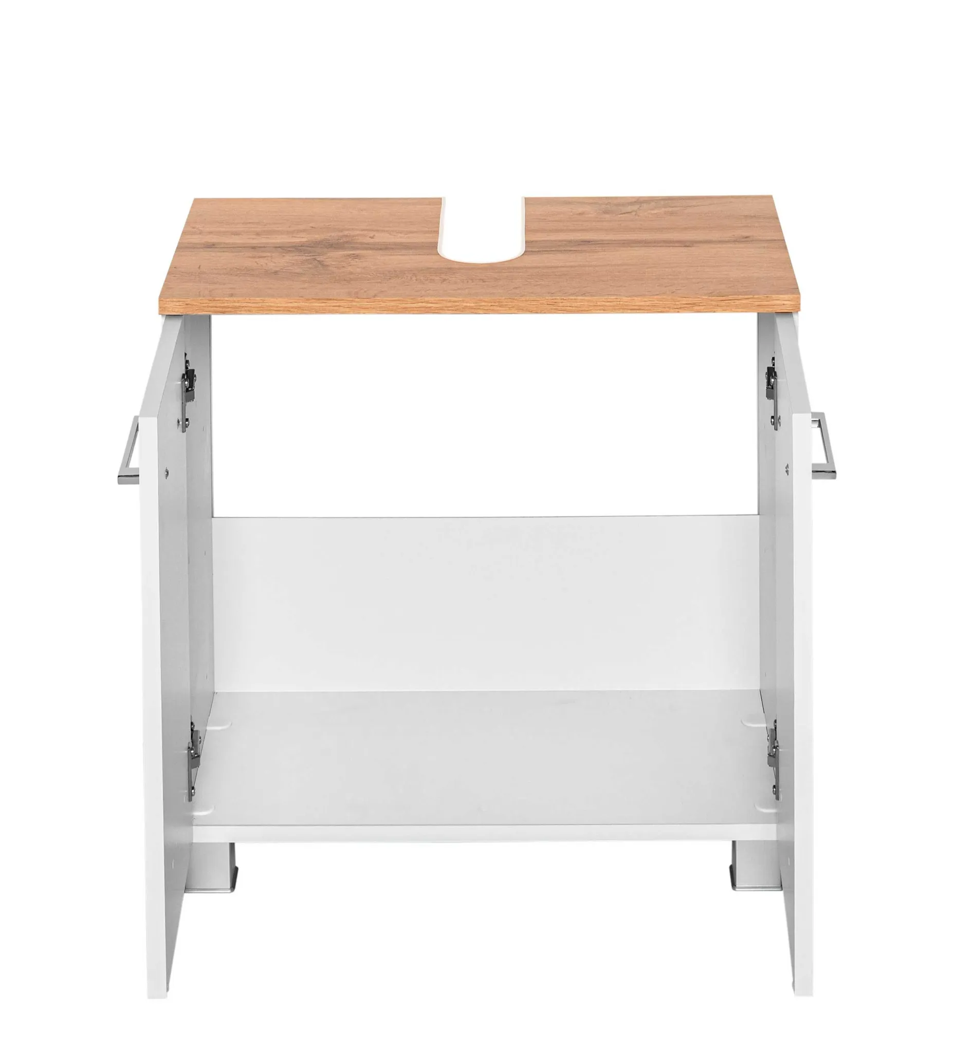 Waschbeckenschrank Pares 60cm 2 Schubladen - weiß