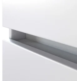Waschbeckenschrank Pisca 100cm 2 Schubladen - weiß