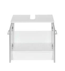 Waschbeckenschrank Ricca 60cm 2 Türen - weiß/hellgrau