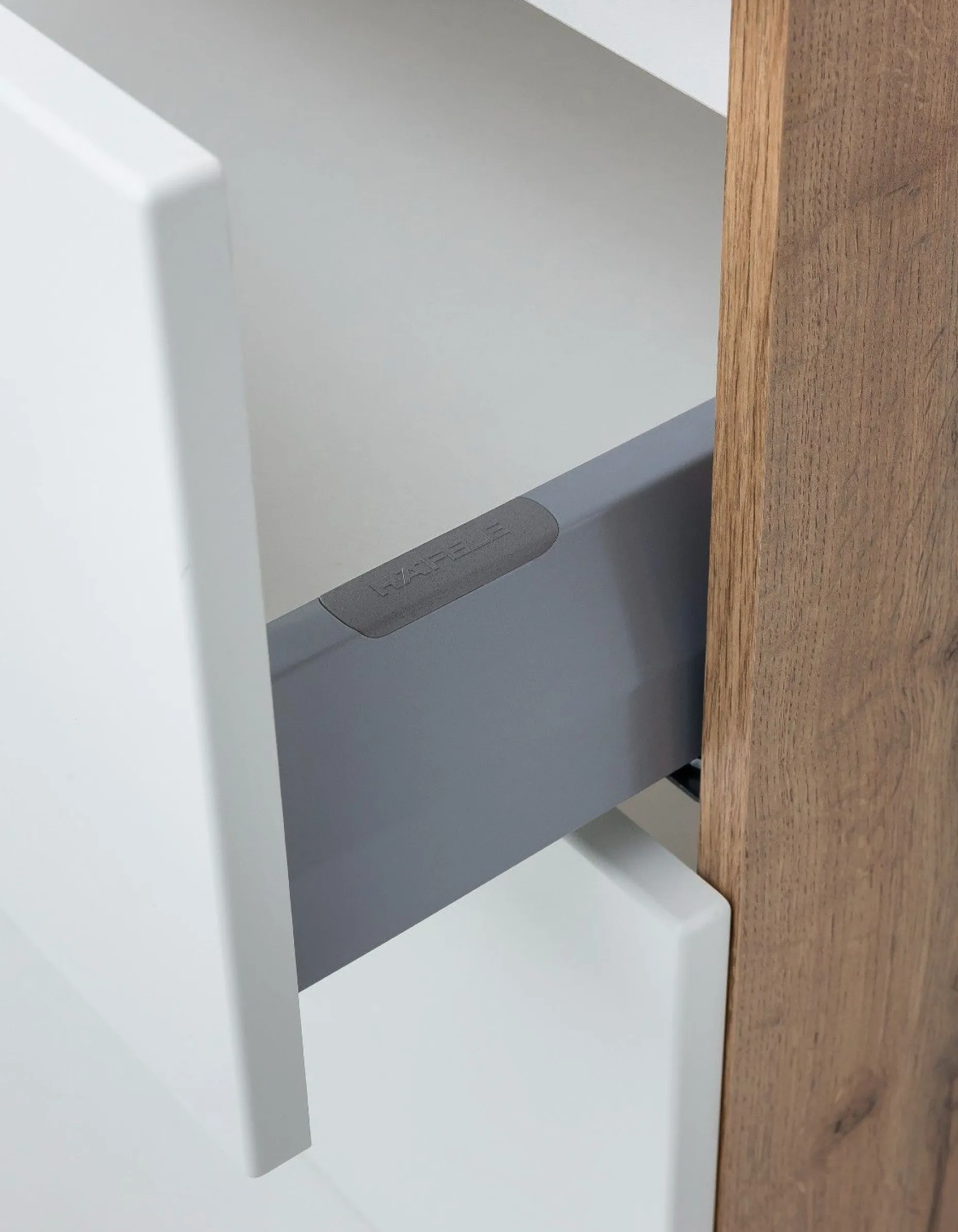Waschbeckenschrank Sefa 100cm 2 Schubladen - Eiche wotan