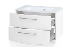 Waschbeckenschrank Stivan 80cm - weiß