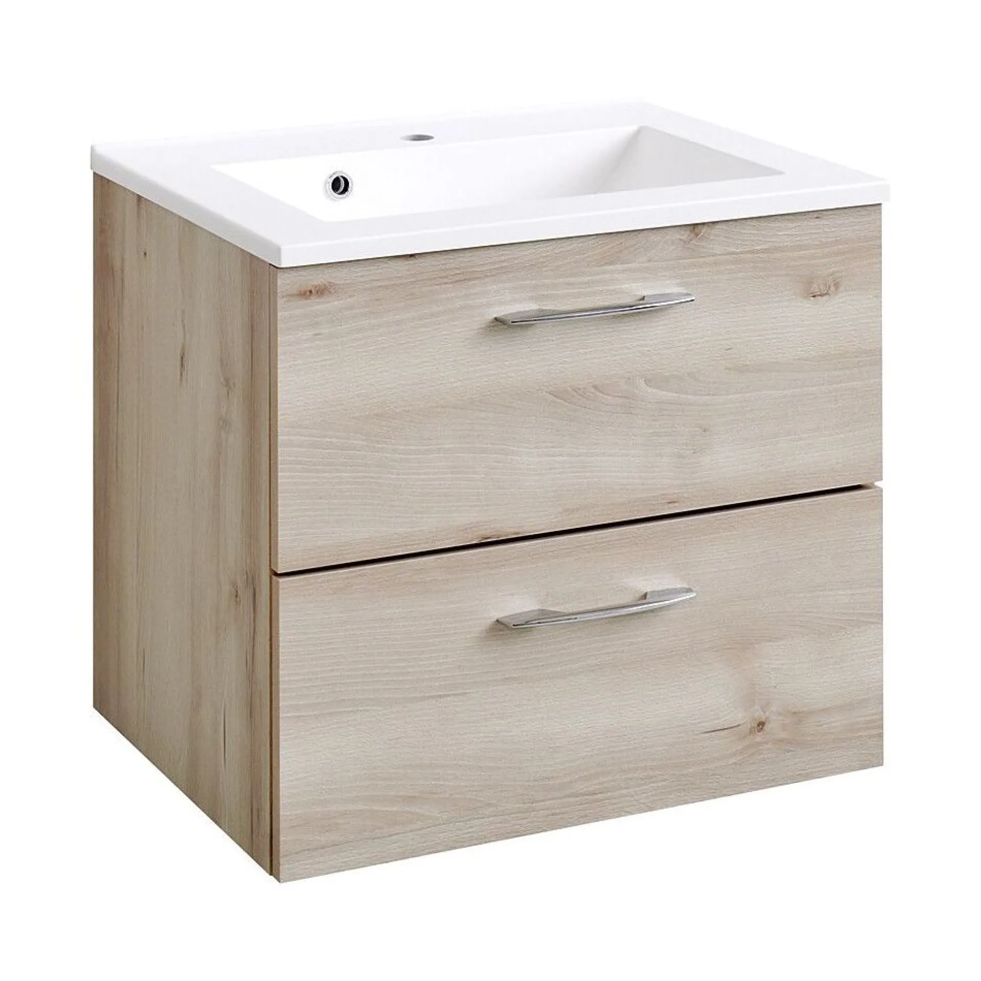 Held Waschbecken-Set Portofino | Waschbecken mit Spüle und Spiegelschrank | Buche-design