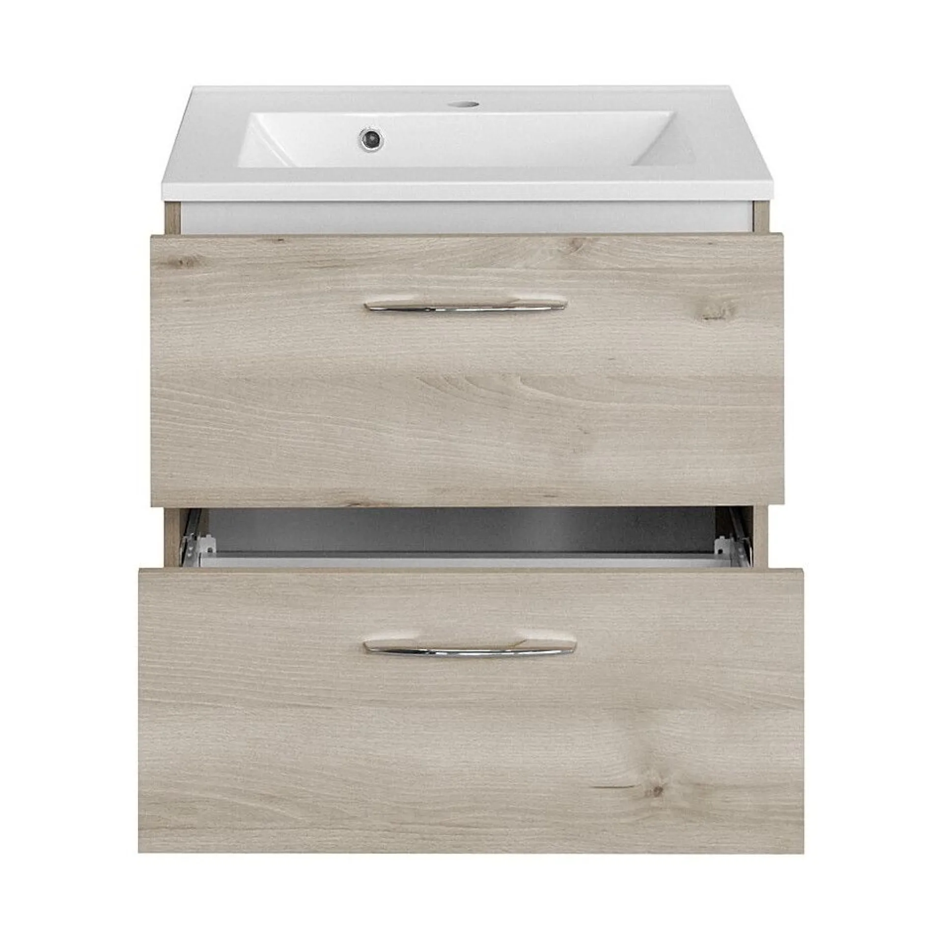 Held Waschbecken-Set Portofino | Waschbecken mit Spüle und Spiegelschrank | Buche-design