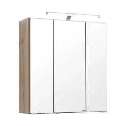 Held Waschbecken-Set Portofino | Waschbecken mit Spüle und Spiegelschrank | Buche-design
