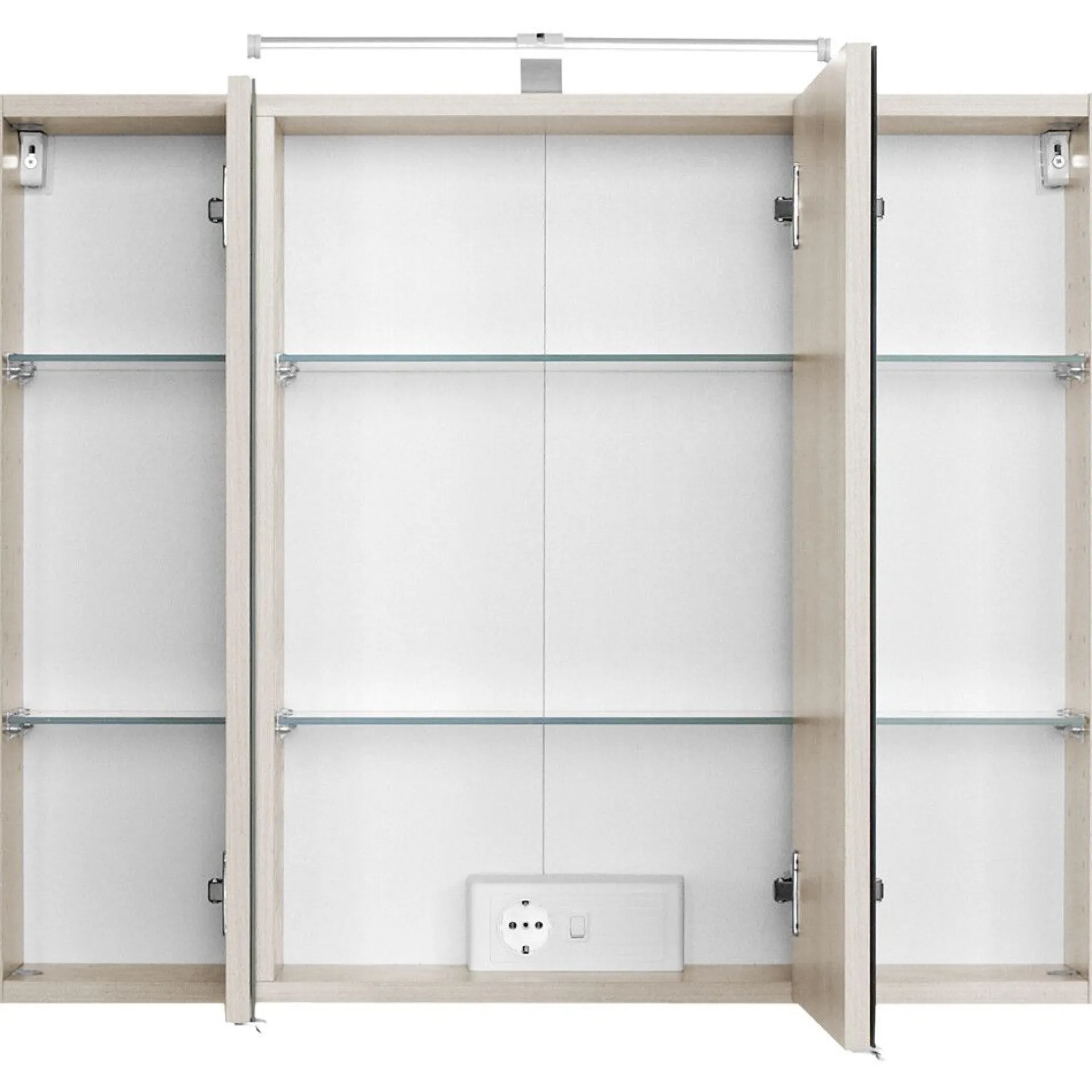 Held Waschbecken-Set Portofino | Waschbecken mit Spüle und Spiegelschrank | Buche-design