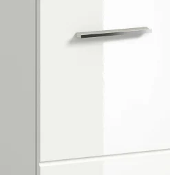 Waschbeckenunterschrank Ice Xonox - MDF Hochglanz - 60x55x46 cm - Weiß