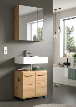Waschbeckenunterschrank Ice Xonox Artisan Oak 60x54x30 cm