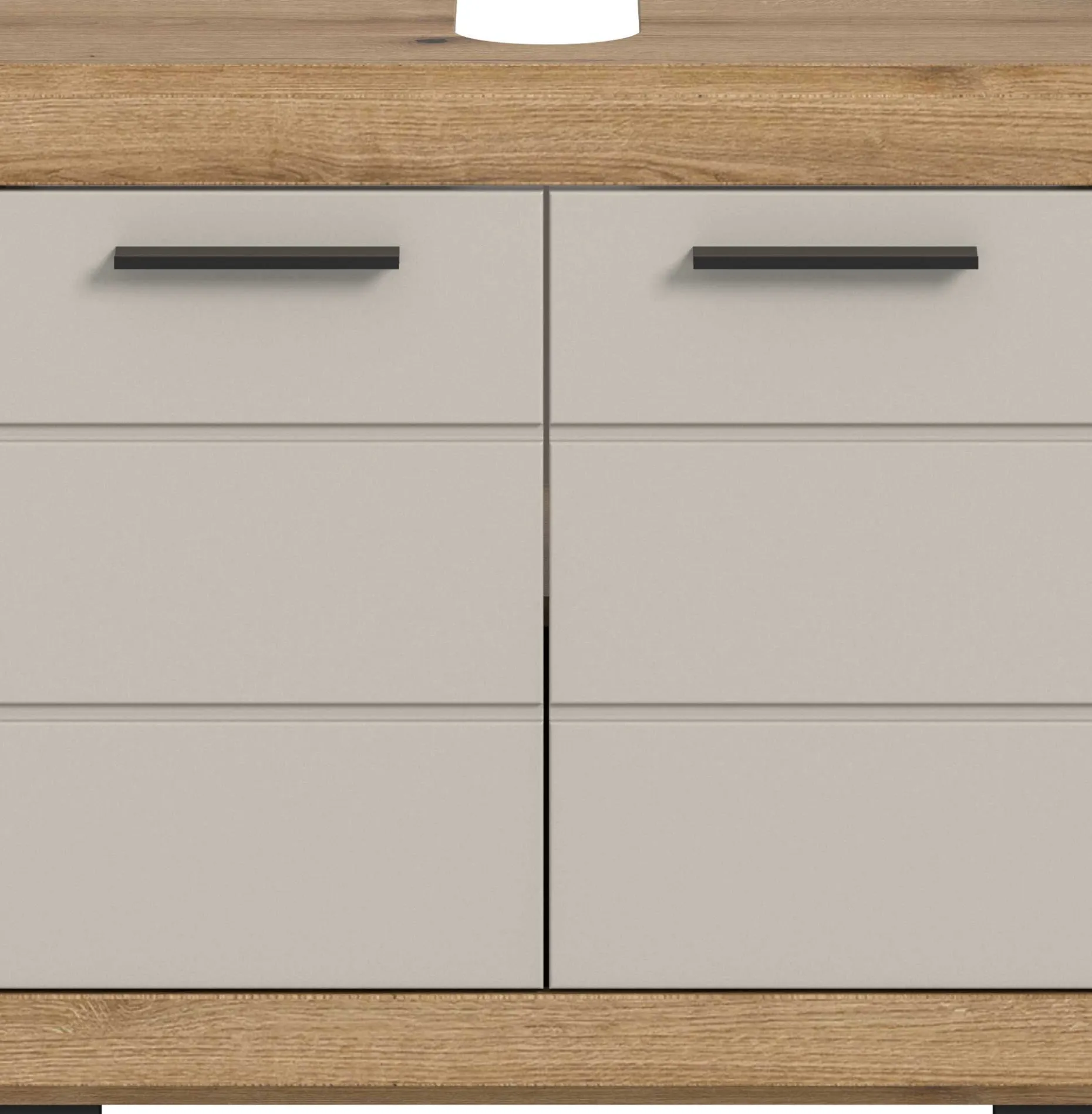 Waschbeckenunterschrank Scout Xonox - Evoak Eiche & Cashmere - 60x56x34 cm