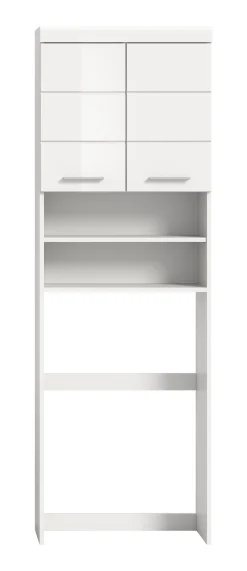 Waschmaschinenaufsatz Scout Xonox - Weiß Hochglanz - 63x191x24 cm