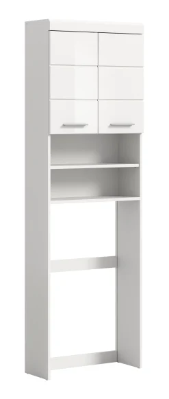 Waschmaschinenaufsatz Scout Xonox - Weiß Hochglanz - 63x191x24 cm