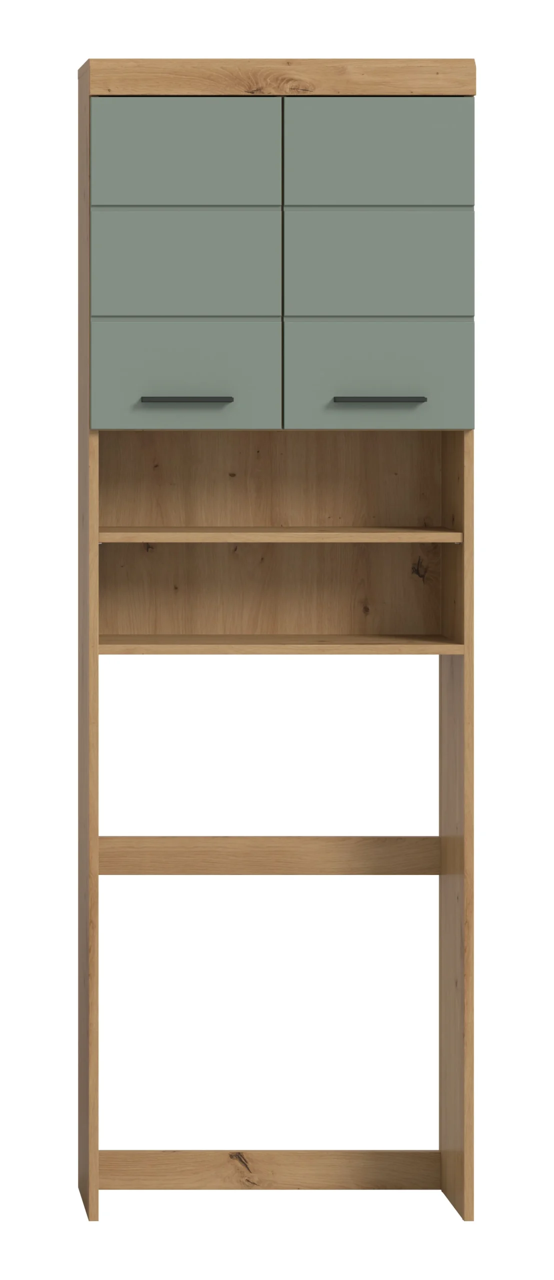 Waschmaschinenaufsatz Scout Xonox - Artisan Eiche & Salbeigrün - 63x191x24 cm