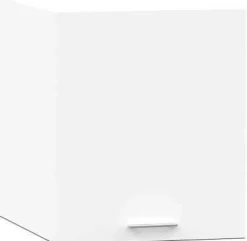 Waschmaschinenschrankaufsatz Linea - 50x67x58cm - 1 Tür - weiß