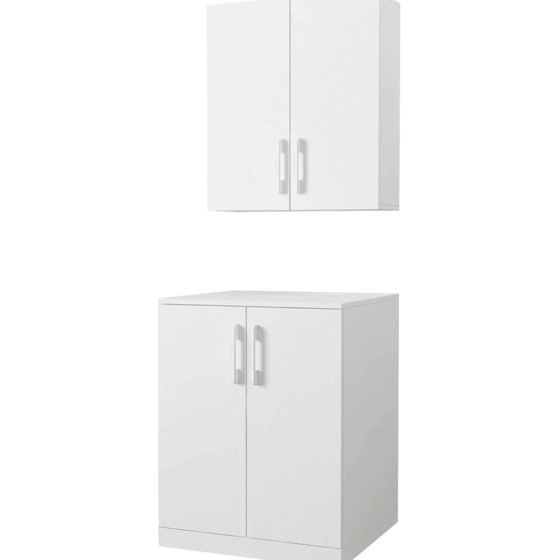 Waschmaschinenschrank Brisa - 70x67x90cm - 2 Türen - weiß