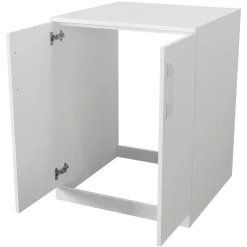 Waschmaschinenschrank Brisa - 70x67x90cm - 2 Türen - weiß