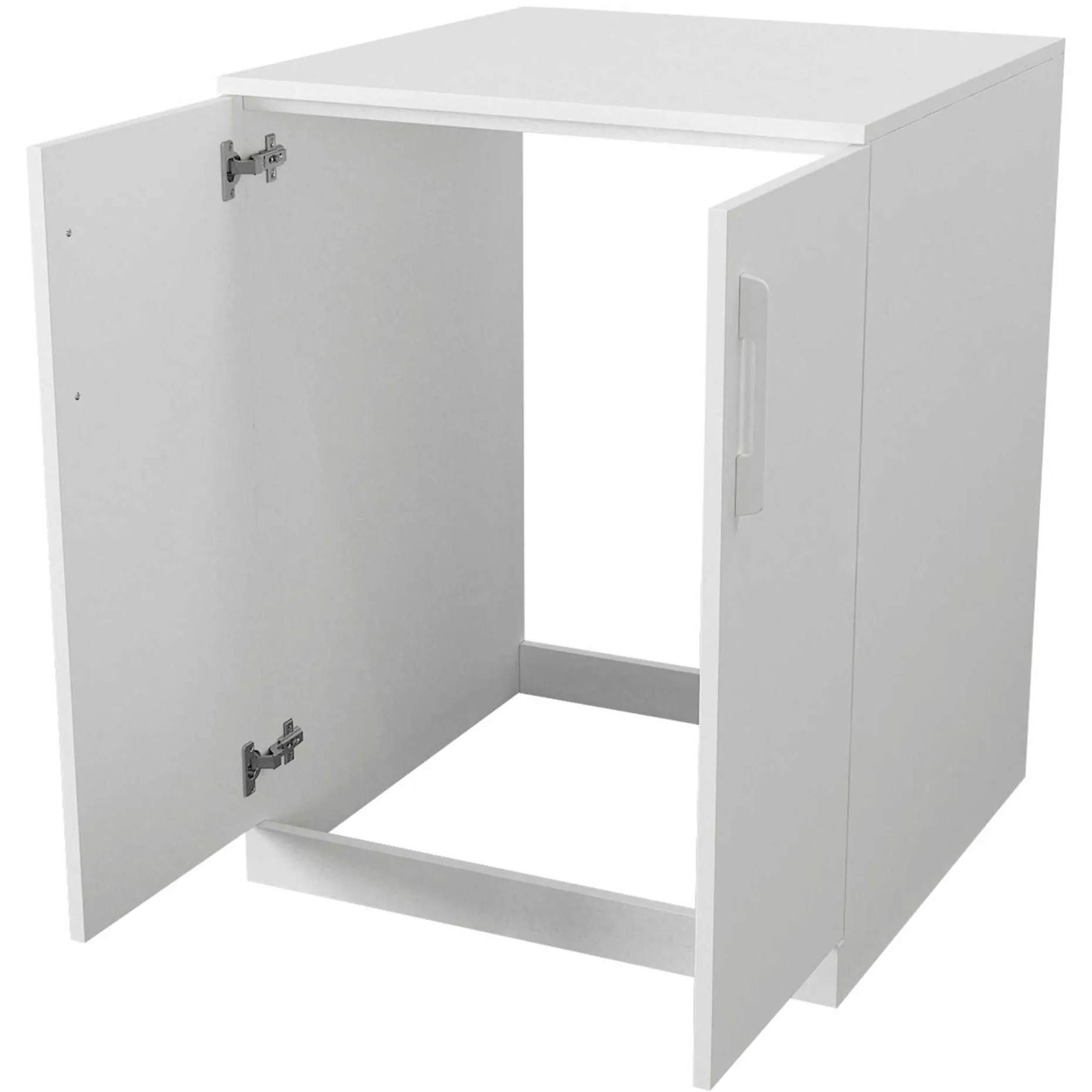 Waschmaschinenschrank Brisa - 70x67x90cm - 2 Türen - weiß