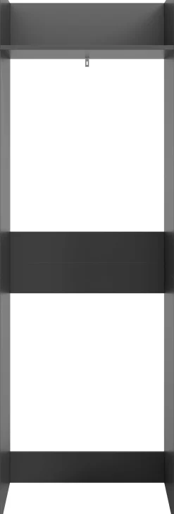 Waschmaschinen-Schrank Free Xonox Anthrazit 66x195x62 cm