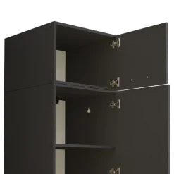 Waschmaschinenschrank-Kombination Laundreezy | 168 x 68 x 200 cm | Anthrazit