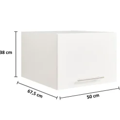 Waschmaschinenschrankkombination Laundreezy | 118 x 68 x 200 cm | Weiß