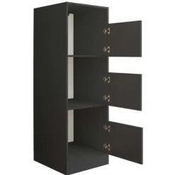 Waschmaschinenschrank-Kombination Laundreezy | 118 x 68 x 200 cm | Anthrazit