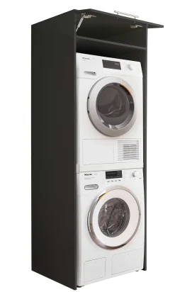 Waschmaschinenschrank Laundreezy | 68 x 68 x 200 cm | Anthrazit