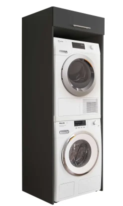 Waschmaschinenschrank Laundreezy | 68 x 68 x 200 cm | Anthrazit