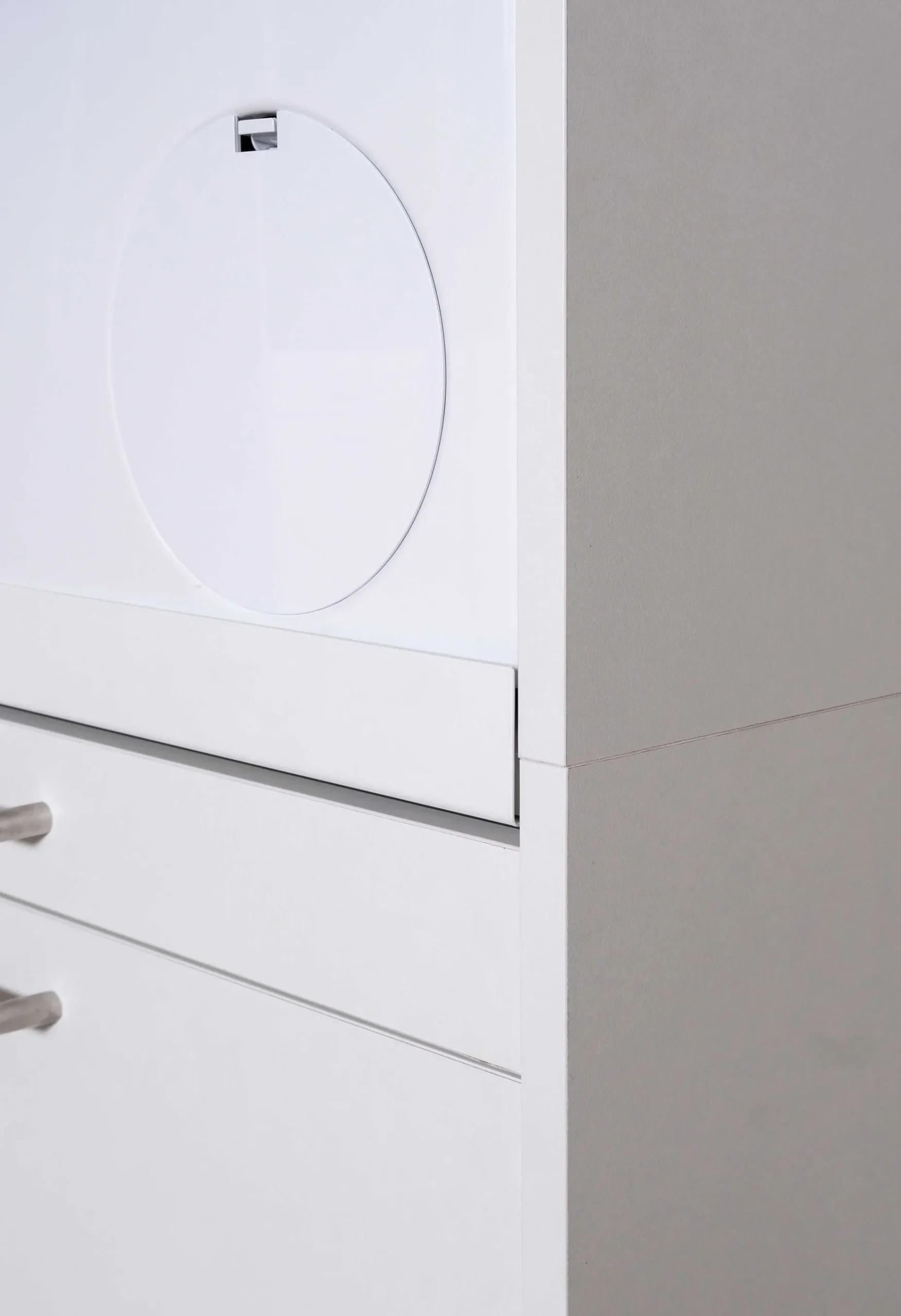Waschmaschinenschrank Linea - 66x67x142cm - weiß