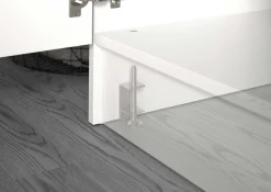 Waschmaschinenunterschrank Free Xonox - Weiß Holzoptik - 66x195x68 cm