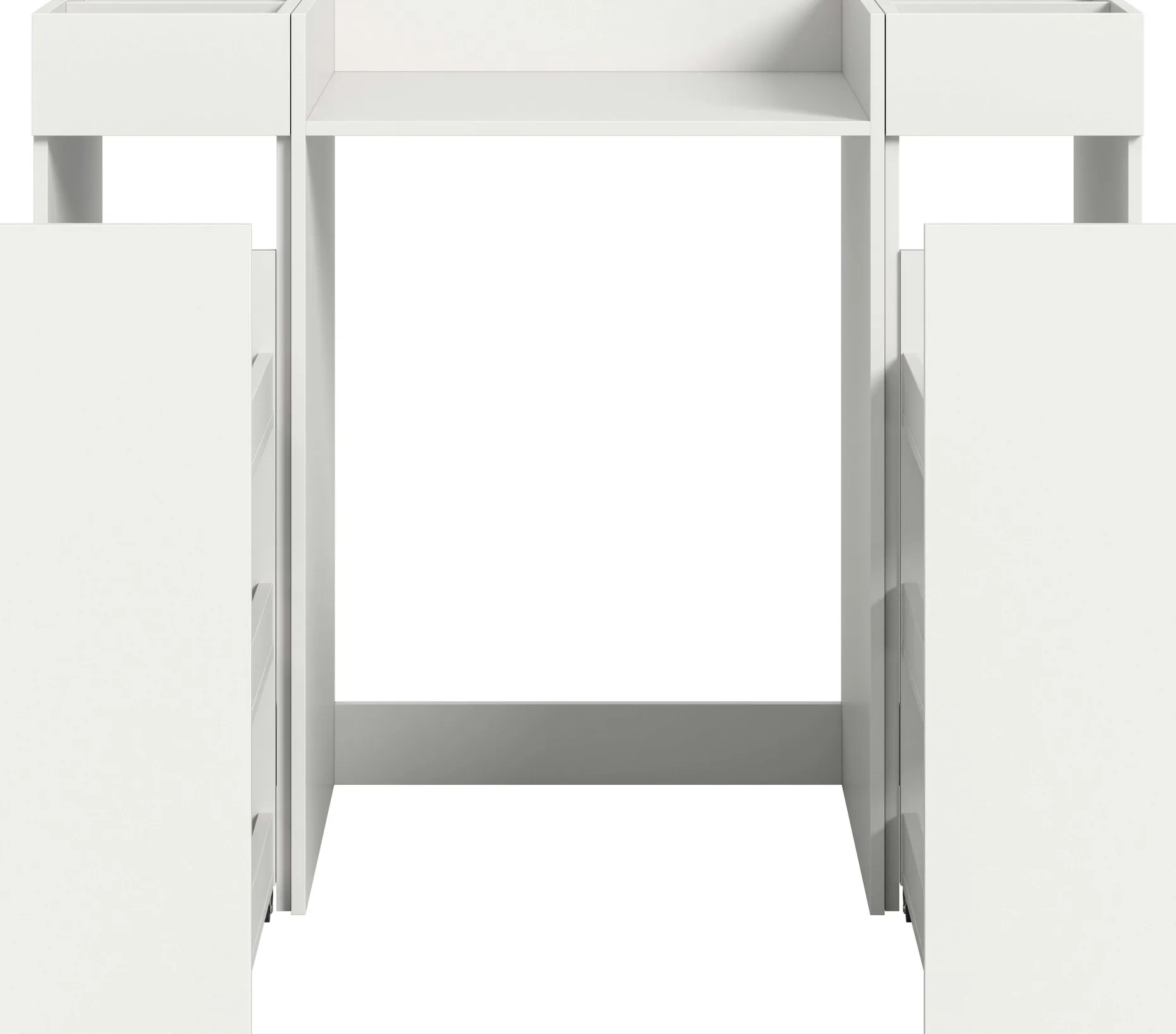Waschmaschinenverkleidung Free Xonox - Weiß - 124x101x60 cm